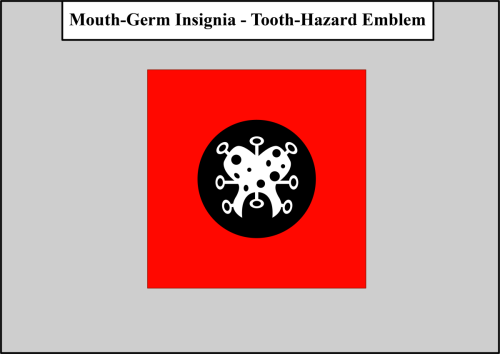 Mouth-Germ-Insignia-Tooth-Hazard-Emblem