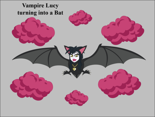 Vampire-Lucy-turning-into-a-Bat