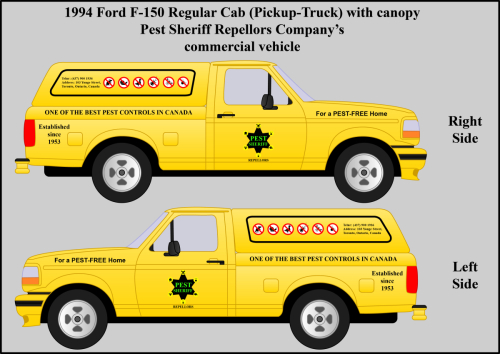 90s-vehicle-for-Pest-Sheriff-Company