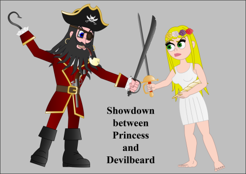 Showdown-between-Princess-and-Devilbeard