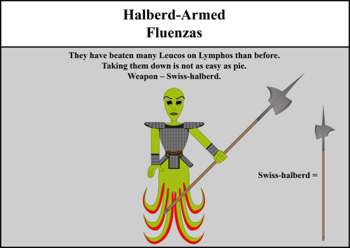 Halberd-Armed-Fluenzas