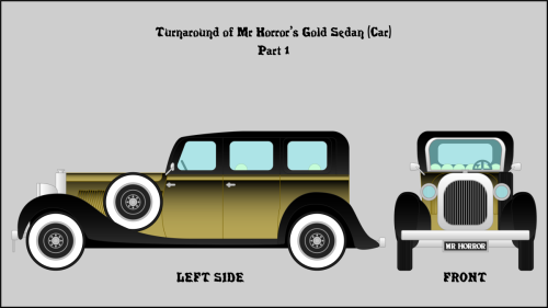 Turnaround-of-Mr-Horrors-Gold-Sedan-Car-Part-1
