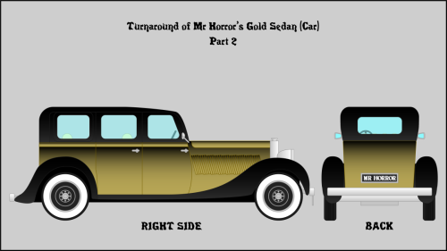 Turnaround-of-Mr-Horrors-Gold-Sedan-Car-Part-2